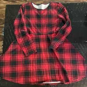The Children’s Place Plaid Red and Black Kids Dress